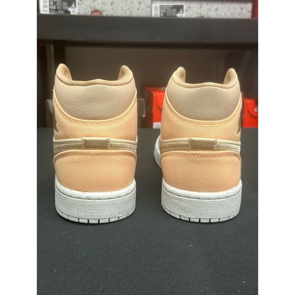 Jordan 1 Mid (W) Canvas Khaki / Size 10.5M(12W) / Brand New - Picture 6 of 11